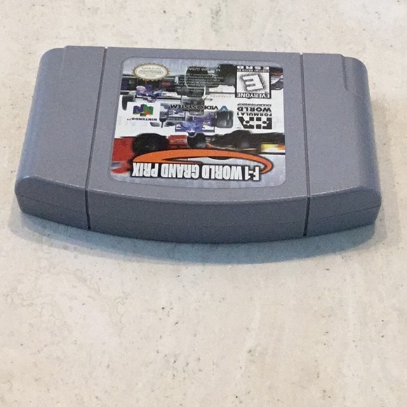 F-1 World Grand Prix Nintendo 64 Game N64 Car Race Cars Racing Formula One - Picture 9 of 9